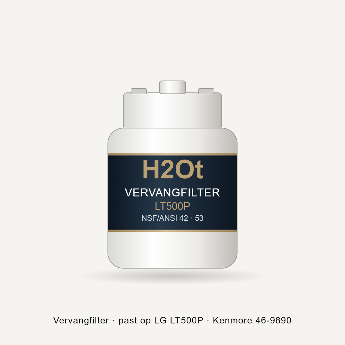 Vervangfilter LG LT500P Kenmore 46-9890 WF290 – NSF/ANSI 42 en 53 – koelkast en oven