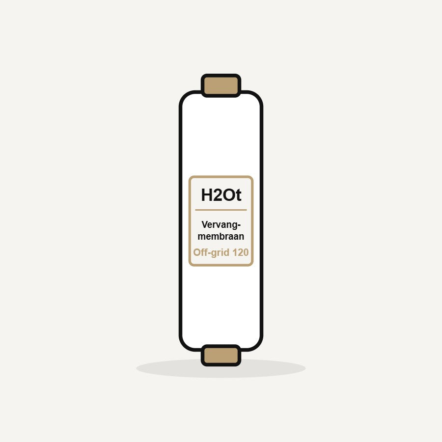 Vervangmembraan Off-grid 120 van H2Ot (illustratie)
