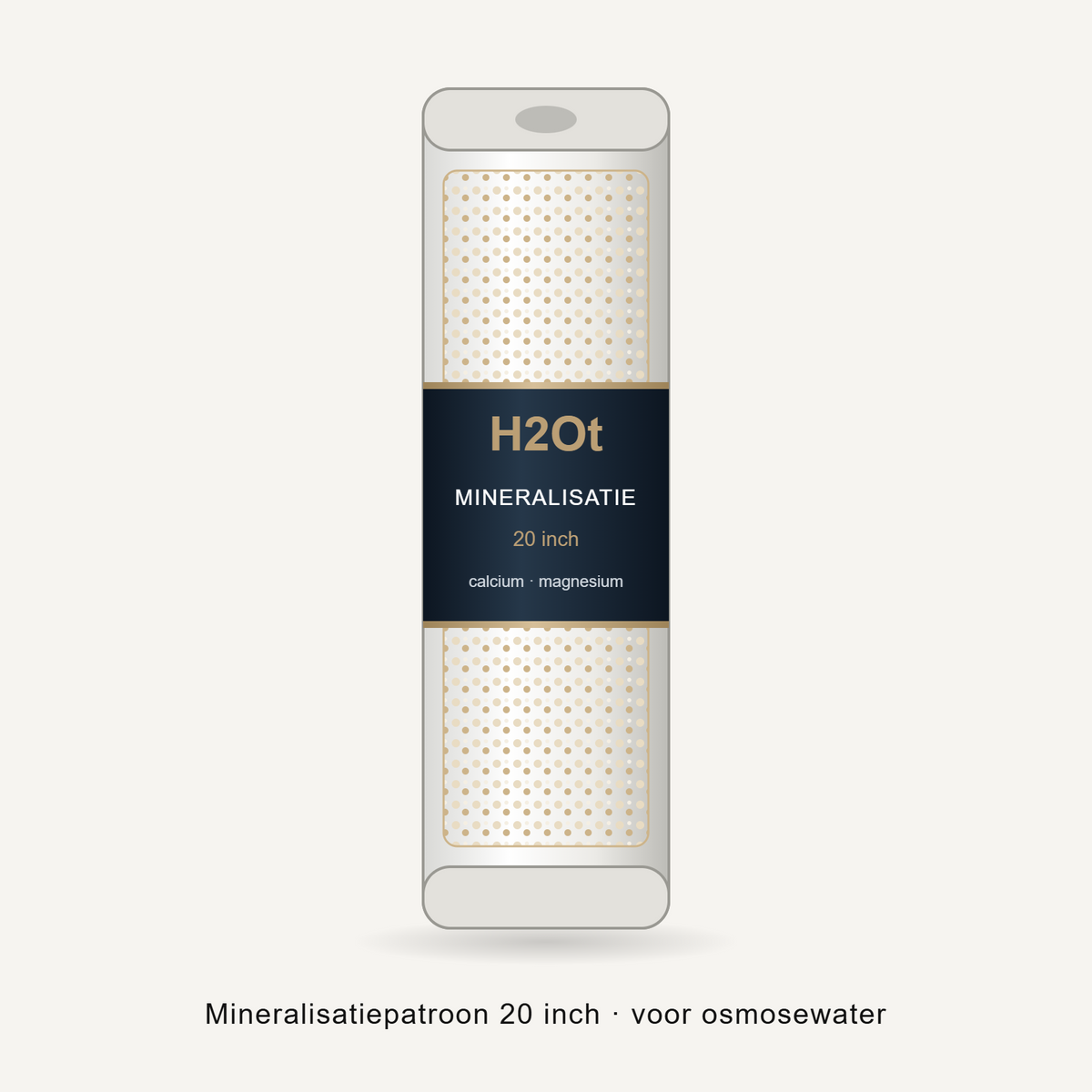 Mineralisierungskartusche 20 Zoll – fügt dem Osmosewasser Calcium und Magnesium hinzu – MembraSAL