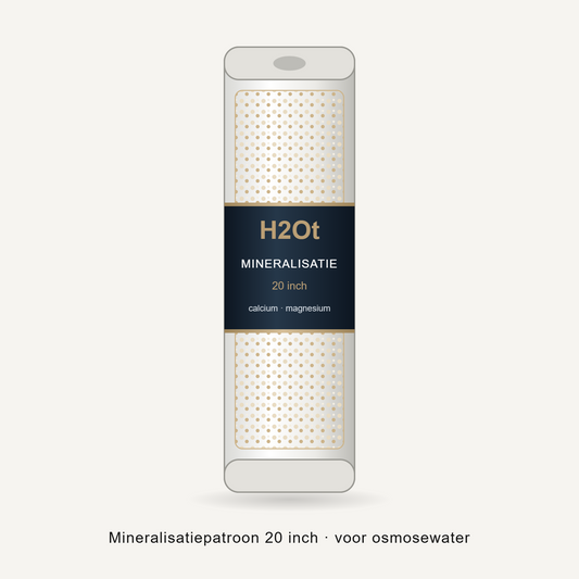 Mineralisierungskartusche 20 Zoll – fügt dem Osmosewasser Calcium und Magnesium hinzu – MembraSAL