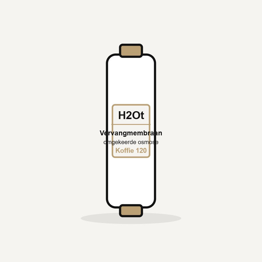 Vervangmembraan van H2Ot (illustratie)