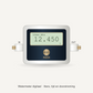 Digitale watermeter met LCD voor waterfilter en cartridge – liters, tijd en doorstroming