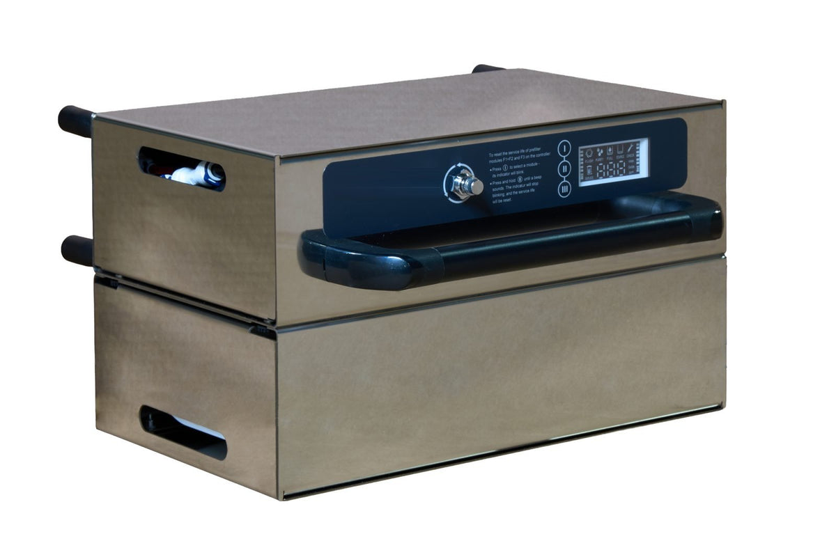 MembraSAL para café 100 l/h, compacto de acero inoxidable – eliminar la cal para la máquina de espresso