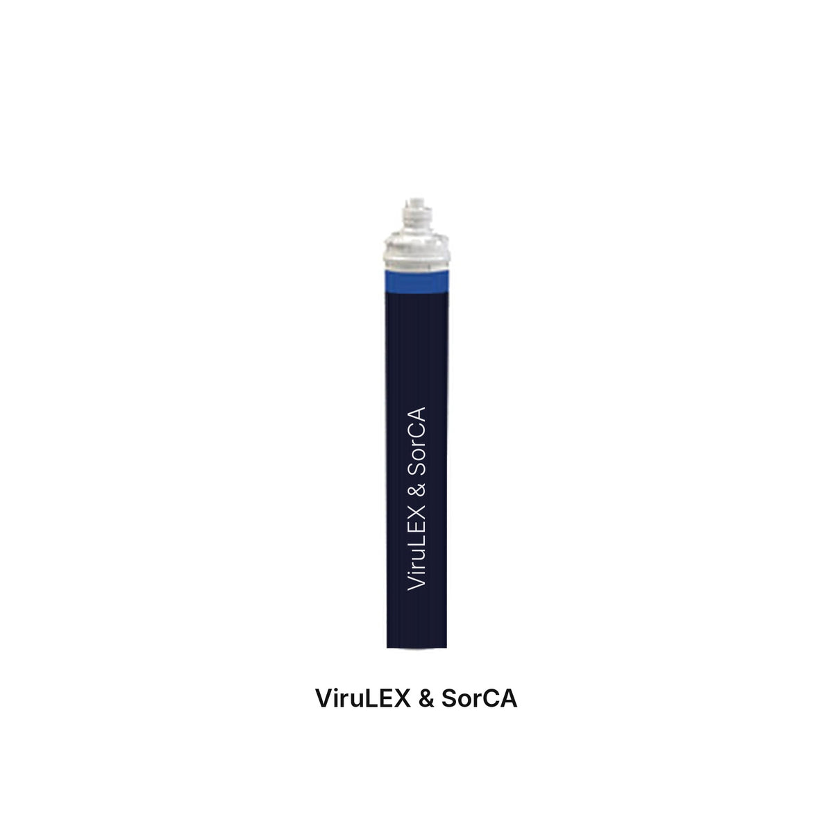 ViruLEX & SorCA cartridge for a single tap – bacteria filter and PFAS filter in one