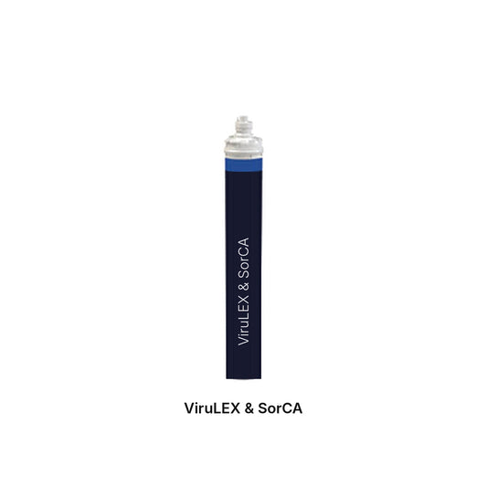 ViruLEX & SorCA cartridge voor één tappunt – bacteriënfilter en PFAS filter in één